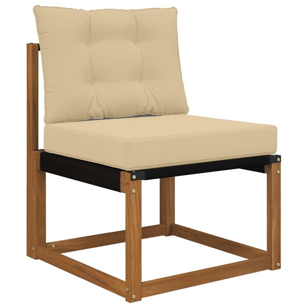 vidaXL Āra dīvāna spilvens 2 pcs Bē&scaron;a Poliesters