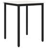 vidaXL Ēdamgalds Balts 60 x 60 x 75 cm Ciets priedes koks