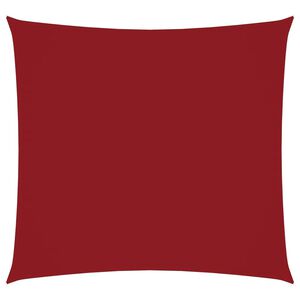 vidaXL saulessargs, 2x2 m, kvadrāta forma, sarkans oksforda audums