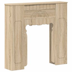 vidaXL Kamīna rāmis Sonomas ozols 93 x 20 x 89 cm Inženierijas koks