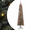 vidaXL Mākslīgā Ziemassvētku eglīte su 300 LED ar statīvu Zaļa 180 cm