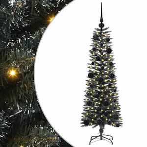 vidaXL Mākslīgā Ziemassvētku eglīte su 150 LED ar statīvu Zaļa 120 cm