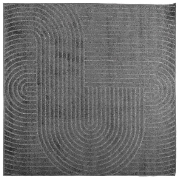 vidaXL Teritorijas paklāji Kvadrātveida Antracīts 120 x 120 cm