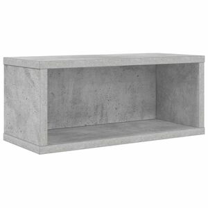 vidaXL CD uzglabā&scaron;anas plaukts Betona pelēks 40 x 17 x 17 cm