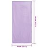 vidaXL Āra krēsla dvieļi 2 pcs Violeta 130 x 60 cm