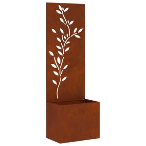 vidaXL Dārza privātuma ekrāns Rūsa 50 x 32 x 150 cm Novecināts tērauds