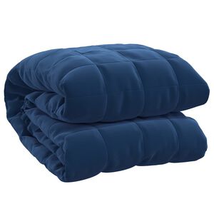 vidaXL smaguma sega, zila, 120x180 cm, 9 kg, audums