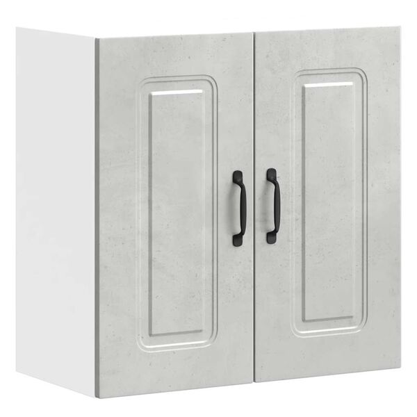 vidaXL virtuves sienas skapītis, Kalmar, betona pelēks