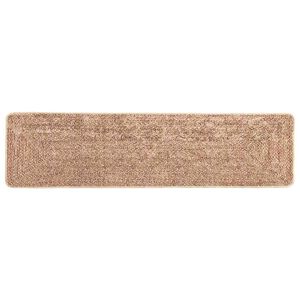 vidaXL Paklāja ceļ&scaron; MARSA Brūna 50 x 300 cm Poliesters un PVC