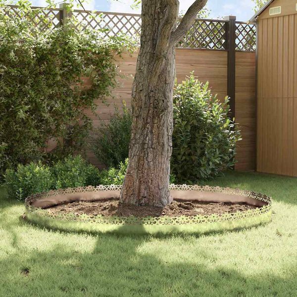 vidaXL Zāliena apmales 10 pcs Sudraba 103 x 0,05 x 22 cm