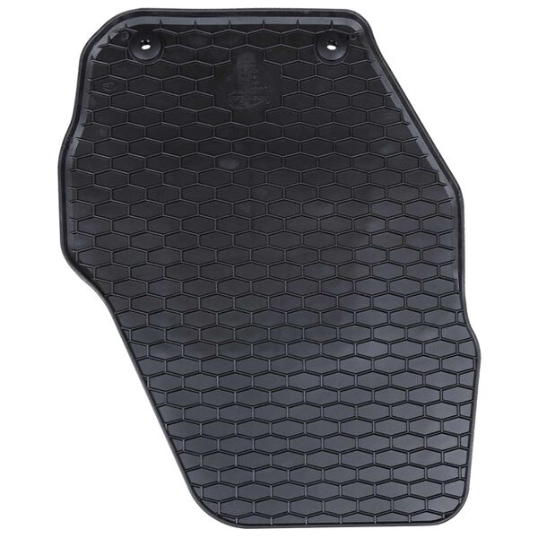 vidaXL Auto paklājs 4 pcs Melns derīgs VOLVO XC60 2009-2017 Gumija