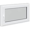 vidaXL Pagraba logs RISOR 100 x 60 cm PVC un stikls Antracīta