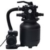 vidaXL baseina smilšu filtrs ar 7 pozīciju vārstu, 18 L