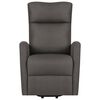 vidaXL masāžas krēsls, paceļams, tum&scaron;i pelēks audums