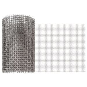 vidaXL Tīkls 20 x 200 cm 3 Mesh Nerūsējo&scaron;ā tērauda 201 Sudraba