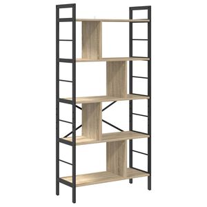 vidaXL Grāmatu plaukts 9 līmeņi 75 x 30 x 156 cm Inženierijas koks