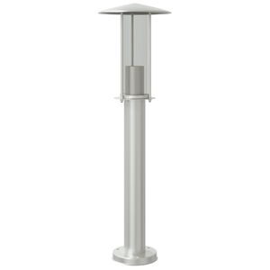 vidaXL āra zemes lampa, sudrabaina, 60 cm, nerūsējo&scaron;s tērauds