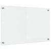 vidaXL Virtuves aizsargpaneļi Caurspīdīgs 80 x 50 cm rūdīts stikls