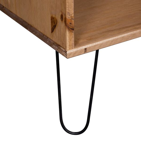 vidaXL kafijas galdiņš New York, dabīgā krāsā, priedes masīvkoks