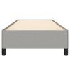 vidaXL gultas rāmis bez matrača, gai&scaron;i pelēks, 90x200 cm, audums