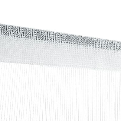 vidaXL bārkšu aizkari, 2 gab., 100x250 cm, balti