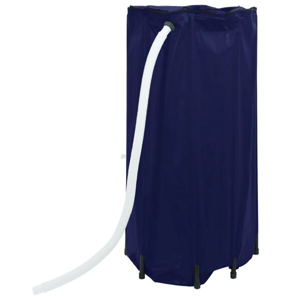 vidaXL ūdens tvertne ar krānu, saliekama, 100 L, PVC