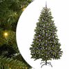 vidaXL Mākslīgā Ziemassvētku eglīte 210 cm 300 LED Silti balts Zaļa