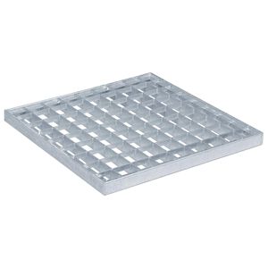 vidaXL Restes Sudraba 30 x 30 x 2 cm Karsti cinkots tērauds