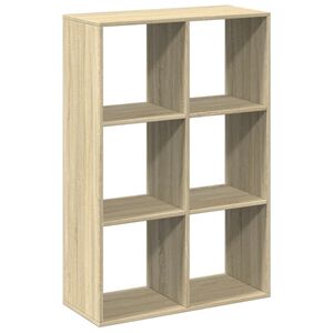 vidaXL telpas sadalītājs, grāmatu plaukts, ozola, 69,5x29x103,5 cm