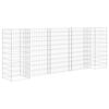 vidaXL H-formas gabions, tērauda stieple, 260x40x100 cm