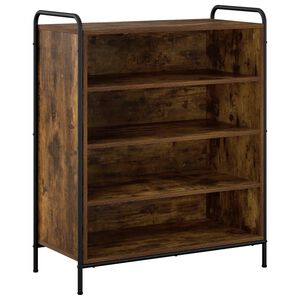 vidaXL Apavu skapis 76 x 36,5 x 93 cm Inženierijas koks Kūpināts ozols