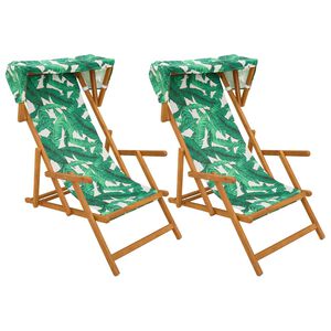 vidaXL Dīvāngalvs 2 pcs 3 Pozīcija Cieta eikalipta koksne Lapu raksts