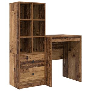 vidaXL Galds Vecs koks 105,5 x 50 x 127 cm 2 gab.