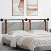 vidaXL Karājo&scaron;s galvgalis Mākoņu pelēka 210 x 55 x 5 cm Antīks PU