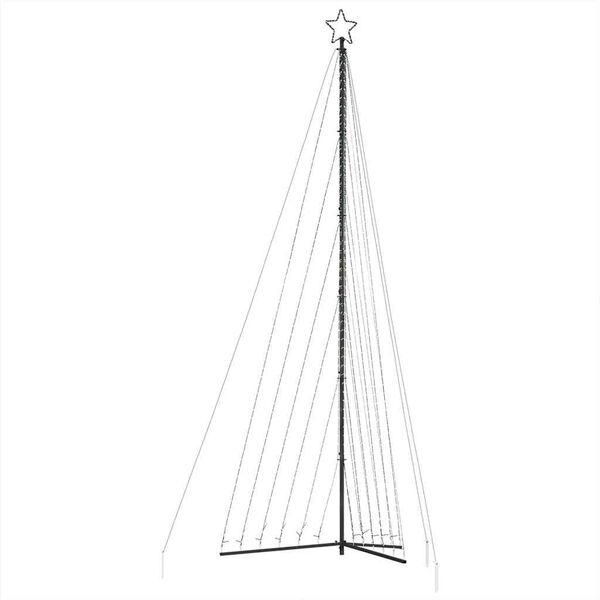 vidaXL LED Ziemassvētku eglīte 789 LED Silti Balta 476 cm