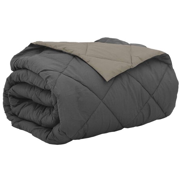 vidaXL Vasaras segas Gai&scaron;i pelēks un antracīts 220 x 200 cm