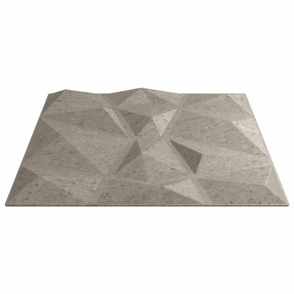 vidaXL Sienas paneļi 24 pcs Betona Pelēks 50 x 50 cm XPS Putu