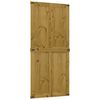 vidaXL &Scaron;ķūņa durvis Corona Medus Brūns 90 x 210 cm Priedes masīvkoks