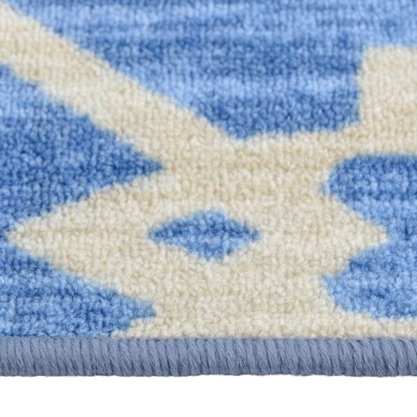 vidaXL paklāja celiņ&scaron;, zils, 80x350 cm