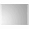 vidaXL LED vannas spogulis Caurspīdīgs 80 x 60 cm rūdīts stikls