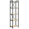 vidaXL Grāmatu plaukts 40 x 30 x 155 cm Inženierijas koks Sonoma ozols
