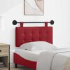 vidaXL Karājo&scaron;s galvgalis Vīna sarkans 100 x 55 x 5 cm Mākslīgā āda