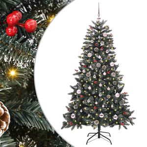 vidaXL Mākslīgā Ziemassvētku eglīte Zaļa 150 cm