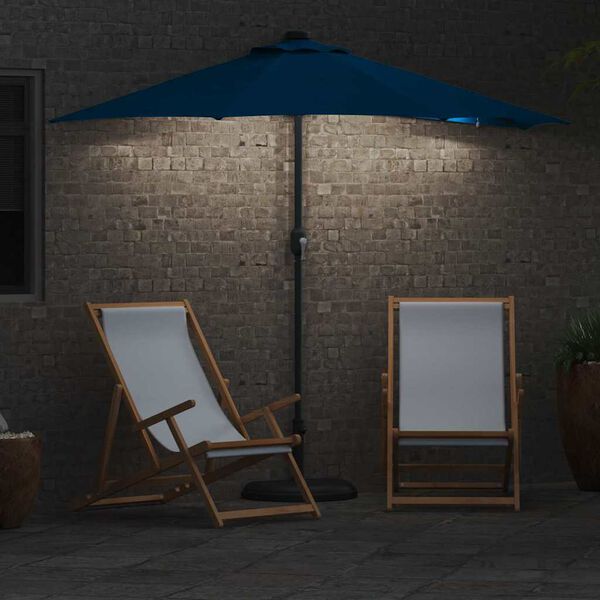vidaXL Dārza parasols Azurblau 294 x 150 x 223 cm