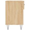 vidaXL apavu skapītis, ozolkoka krāsa, 102x35x55 cm, inženierijas koks