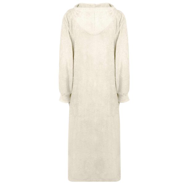 vidaXL Segas džemperis ar kapuci KINN Krēmkrāsa XXL Kokvilna