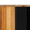 vidaXL Vannas istabas izlietnes skapītis ar durvīm Cietā akācijas koks