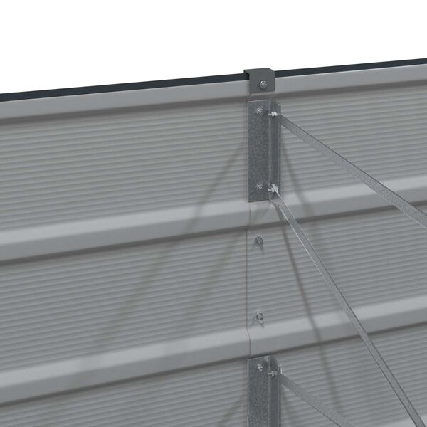 vidaXL Puķu kaste Antracīts 480 x 50 x 45 cm Cinkots tērauds