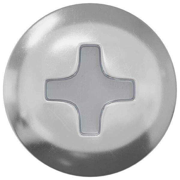 vidaXL Koka skrūves 12 pcs Sudraba M3,5 x 20 mm Tērauds