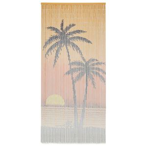 vidaXL kukaiņu aizkars durvīm, 90x200 cm, bambuss